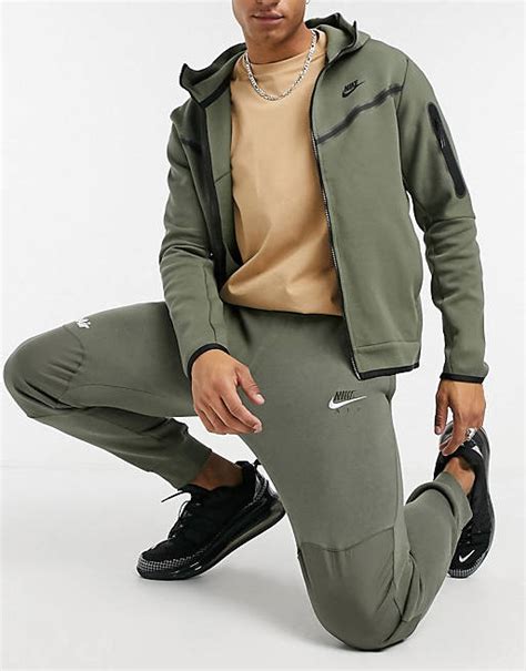 nike khaki trainingsanzug herren